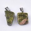 Natural Unakite Pendants G-Q996-23-2