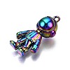 Rainbow Color Alloy Pendants PALLOY-S180-191-NR-4