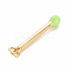 Brass Enamel Pendants KK-S362-032E-NR-2