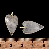 Natural Quartz Crystal Pendants G-G012-12G-06-5