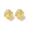 Brass Bead Rhinestone Settings KK-F867-44G-1