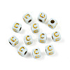 Plating Acrylic Beads OACR-N140-01C-C-1