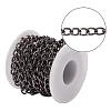 Aluminium Twisted Curb Chains CHA-YW0001-02-2