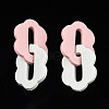 Handmade Polymer Clay Linking Rings CLAY-N010-032-03-1
