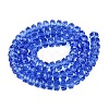 Transparent Glass Beads Strands GLAA-Q114-01A-A09-2