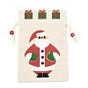 Christmas Theme Cotton Fabric Cloth Bag LS-ABAG-H104-A04-2