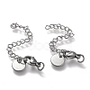 Tarnish Resistant 304 Stainless Steel Chain Extender X-STAS-K195-28P-1