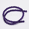 Natural Malaysia Jade Bead Strands G-A146-6mm-A01-2