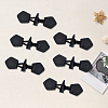 8Pcs Resin Buttons BUTT-CL0001-10-7