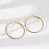 201 Stainless Steel Hoop Earrings EJEW-F188-24G-B-5