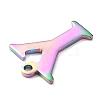 Ion Plating(IP) 304 Stainless Steel Charms STAS-H112-Y-M-3