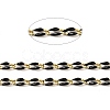 Brass Enamel Curb Chains CHC-C003-13G-03-2