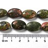 Natural Unakite Beads Strands G-L164-A-33-5