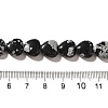 Natural Snowflake Obsidian Beads Strands X-G-R190-10mm-51-5