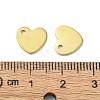 Ion Plating(IP) 201 Stainless Steel Charms STAS-H191-01B-G-3