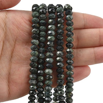 Natural Kambaba Jasper Bead Strands G-D344-A06-1