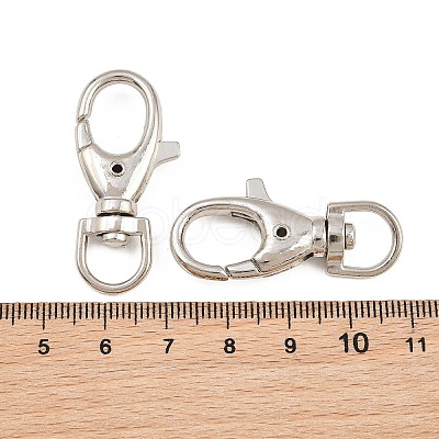 Zinc Alloy Swivel Clasps AL-CBAC079-12P-1