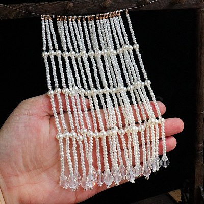 Glass Pearl Beaded Pendant FIND-TAC0016-41E-01-1