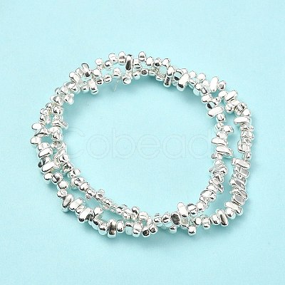 Electroplated Synthetic Non-magnetic Hematite Beads Strands G-C024-05-1