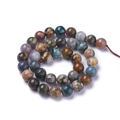Natural Ocean Agate/Ocean Jasper Beads Strands G-G772-03-C-1