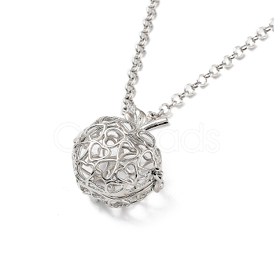 Brass Pendant Necklaces NJEW-P299-A02-P-1