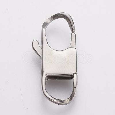 Tarnish Resistant 316 Surgical Stainless Steel Lobster Claw STAS-K175-01B-1