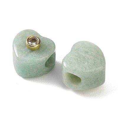 Natural Amazonite European Beads GG-CBA1AE1-03G-02-1