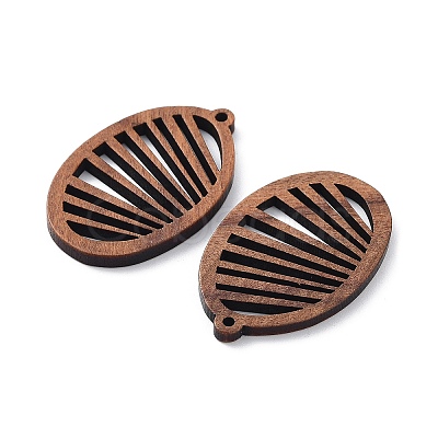 Walnut Wood Laser Cut Pendants WOOD-Q051-01H-1