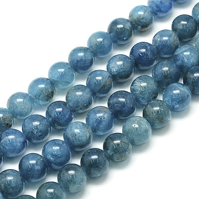 Natural Apatite Beads Strands G-S150-18-10mm-1