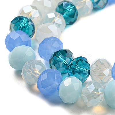 Glass Beads Strands EGLA-A034-M8mm-12-1