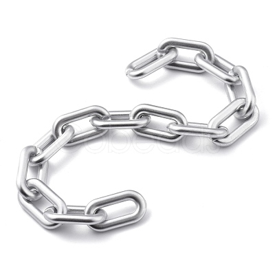 Handmade Spray Painted CCB Plastic Cable Chains AJEW-JB00729-03-1