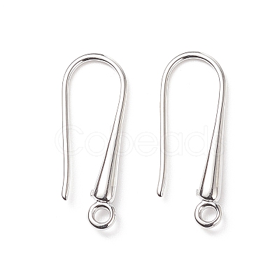 Eco-Friendly Brass Earring Hooks KK-M157-03P-NR-1