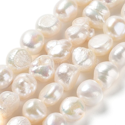 Natural Cultured Freshwater Pearl Beads Strands PEAR-Z002-11-1
