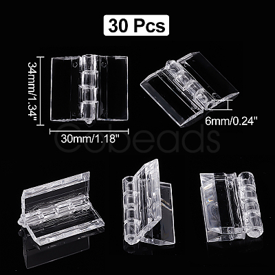 AHADEMAKER Transparent Acrylic Hinges TOOL-GA0001-69-1