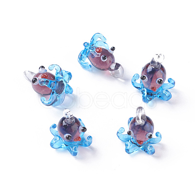 Handmade Lampwork Pendants LAMP-L075-071-1