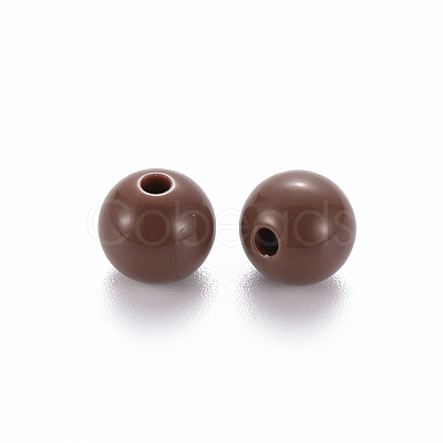 Opaque Acrylic Beads MACR-S370-C8mm-A17-1