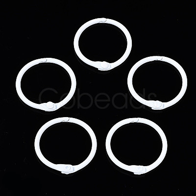 Spray Painted Iron Split Key Rings IFIN-T017-01M-1