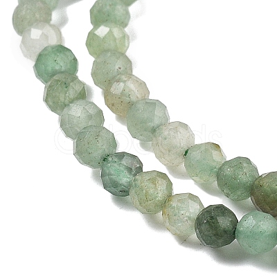 Natural Green Aventurine Beads Strands G-RM250104-E6-1