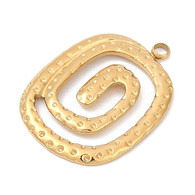 304 Stainless Steel Pendants STAS-C121-45F-G-1