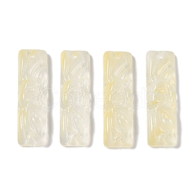 Baking Paint Glass Pendants GLAA-S202-16K-1
