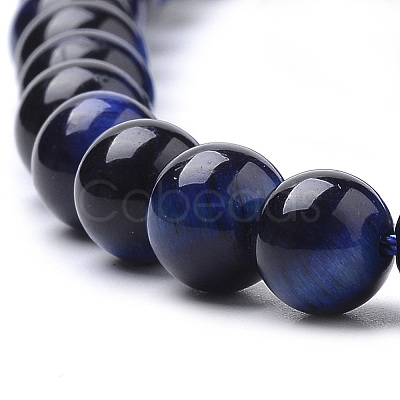 Natural Tiger Eye Beads Strands G-S259-03B-10mm-1