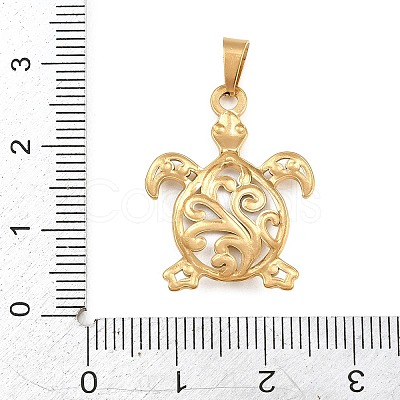Ion Plating(IP) 304 Stainless Steel Pendants STAS-B141-04C-G-1