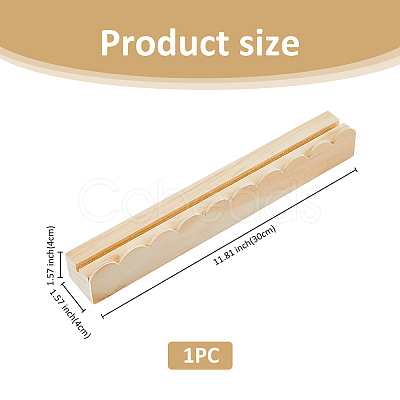 Pine Wood Card Display Stands ODIS-WH0100-02-1