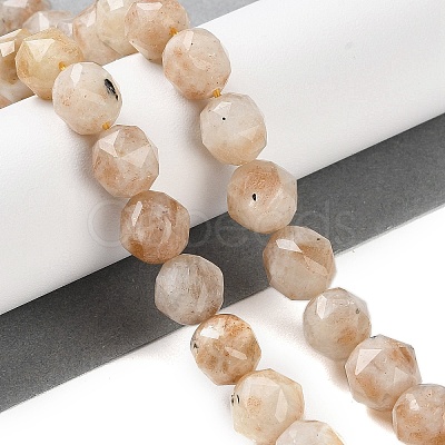 Natural Sunstone Beads Strands G-NH0021-A33-02-1