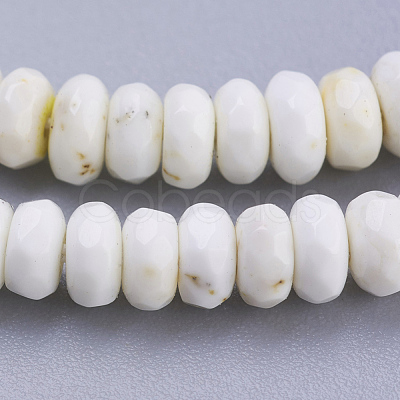 Natural Magnesite Beads Strands G-K255-25-1