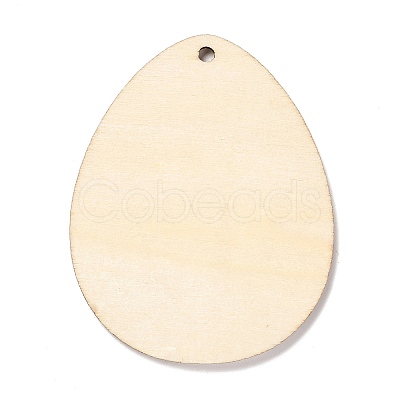 DIY Crafts Easter Egg Shape Cutouts Pendants LS-AJEW-P087-B01-08-1