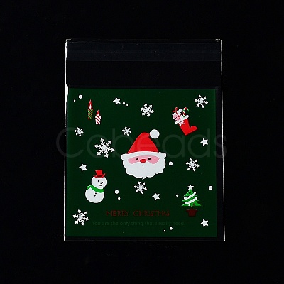 Christmas Theme Plastic Bakeware Bag ABAG-F007-04D-1