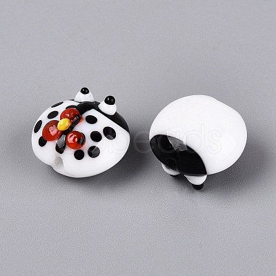 Handmade Bumpy Lampwork Beads LAMP-Q039-15A-1