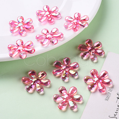 Transparent Acrylic Beads TACR-S154-35C-705-1