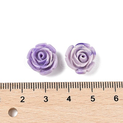 Synthetic Shell Dyed Beads SHEL-K007-15D-1